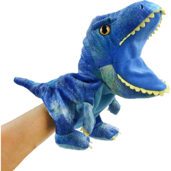 Plush Dinosaur Hånddukke Dinosaur Fyldt Dyr Sød Blød Plu