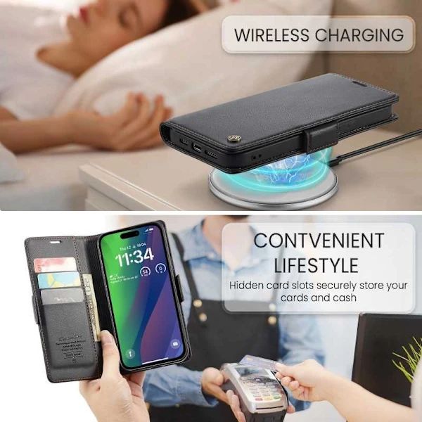 CaseMe Skin Pro Case iPhone 15 Sort