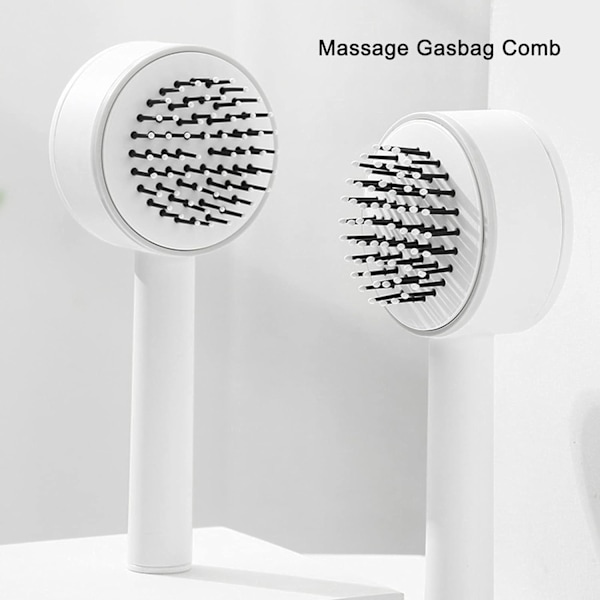 Vit - 1 Styck 3D Luftkudde Massager Självrengörande Hårfö DXGHC