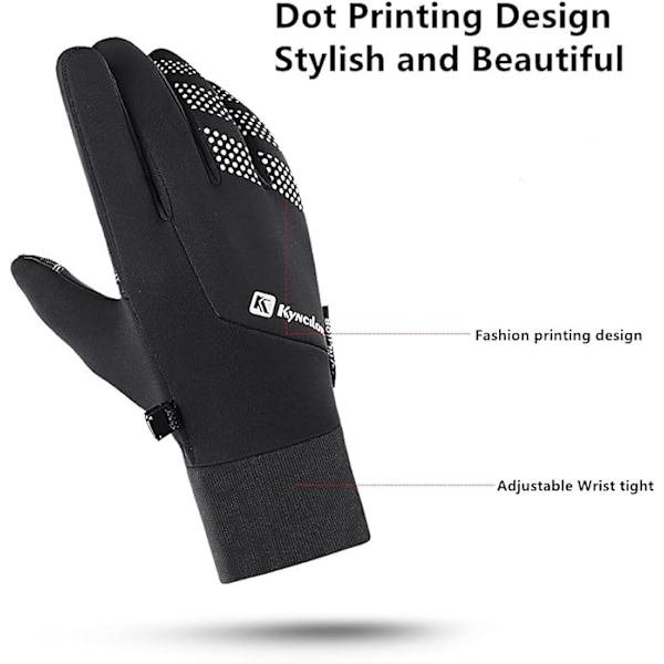 Vinter Termiske Handsker Touchscreen Handsker Anti-slip Palm Vindtæt