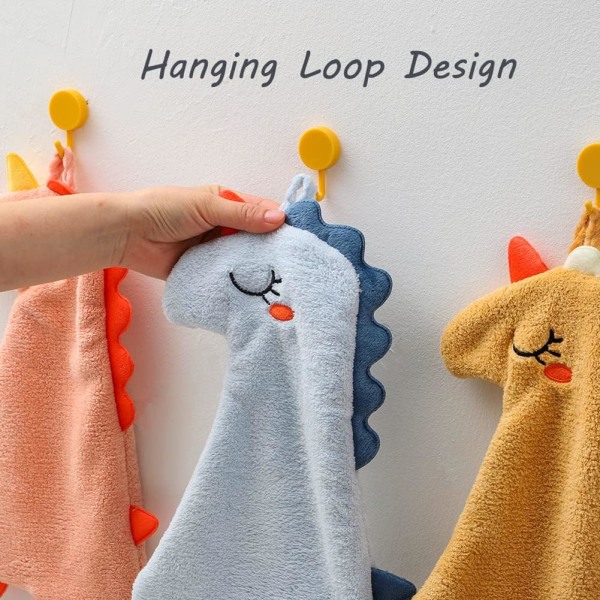 Small Hand Towel, Set of 3 Soft Kitchen Hand Towels Hanging for K