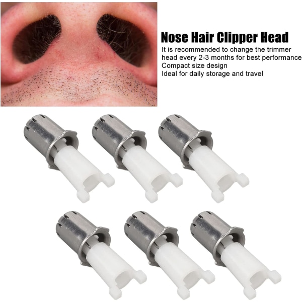 10 st Nose Trimmer Head, Nose Trimmer Head Precise Shaving Univer