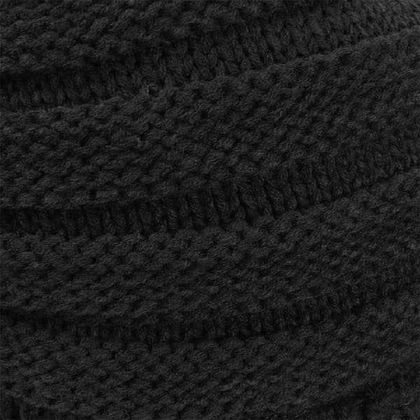 Dames Vinterhue Blomst Dekoration Hæklet Strik Beanie Visor