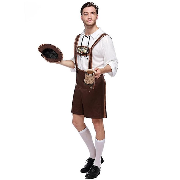Öldräkt för män Oktoberfest Kostymer DXGHC