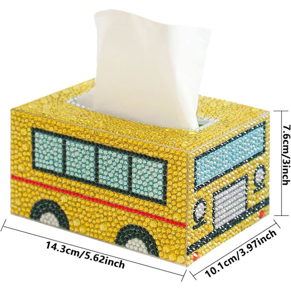 DIY Vævsæske, DIY 5d Diamant Vævsæske, Vævsdispenser, Squa