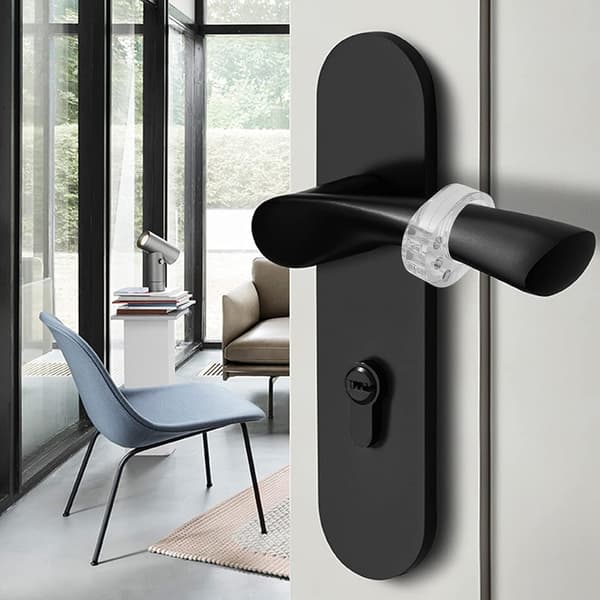 Dørstoppere 6 stk PVC Dørhåndtak Stopper Dørstøtfanger Silikon