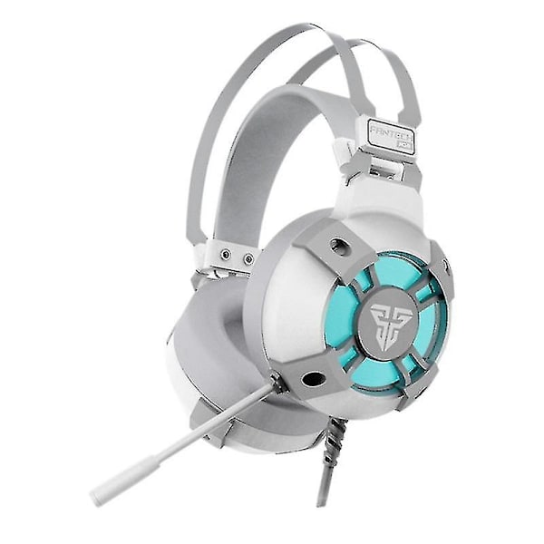 Fantech Hg11 USB Headset Brusreducerande hörlursspel Vit DXGHC