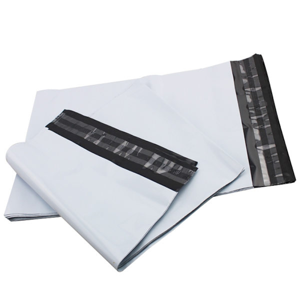 100 st - E-handelspåse 20 x 30 cm - Vit 1 pack