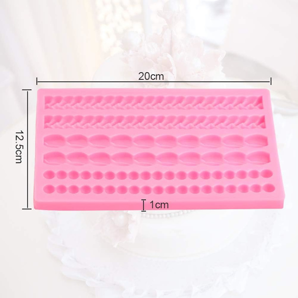 Silikone Perle Fondant Form til Bløde Fondant Perler