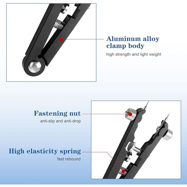Urremmeverktøy for klokke, verktøysett for klokke reparasjon med 10 legeringsstål DXGHC