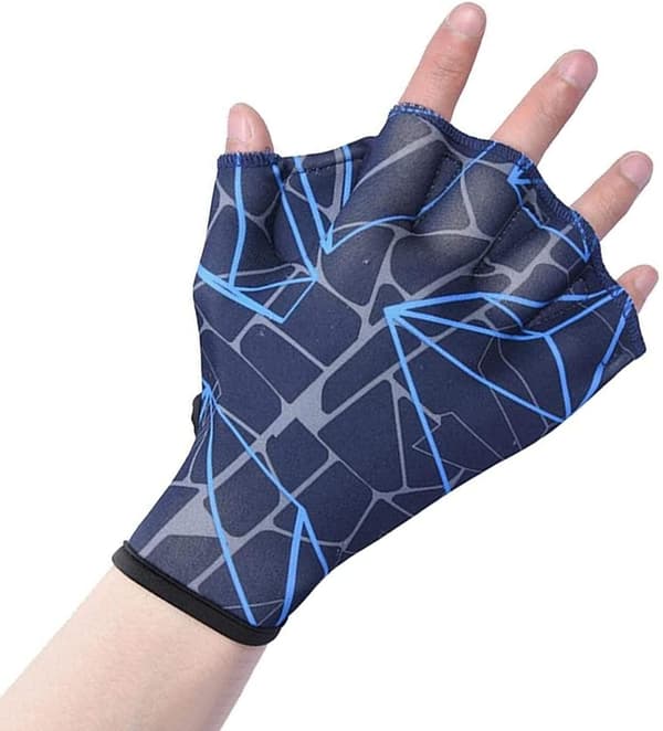 Nylon Simningshandskar Vatten Simning Vävda Handskar Vattenträning Hand Vävda Händer Vävda Flippor Simutrustning Handskar F