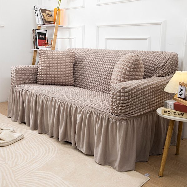 Nordisk enkel sofa betræk, alt-i-én elastisk tykkelse