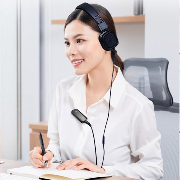 Bluetooth-kompatibel 5.0 ljudsändare/mottagare 3.5 Aux Bil H