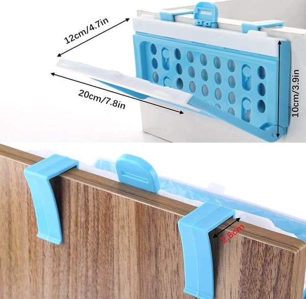 Søppelposeholder 2 stk Kjøkken Søppelposeholder, Hengende Søppel