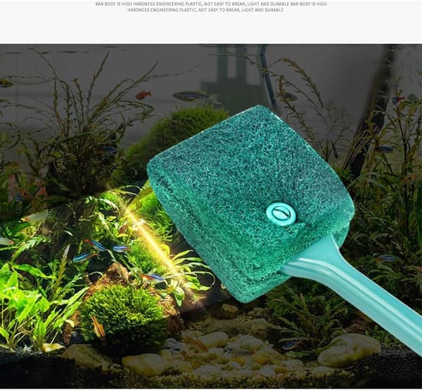 3-pack dubbelsidig akvarium algborste, fisk