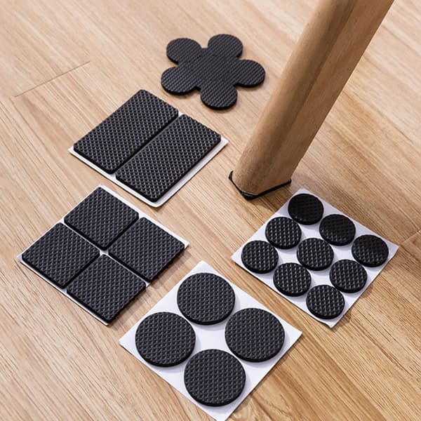 64 stk Selvklebende Møbelputer 1,5\" Dia. Sklisikre Matte Bord