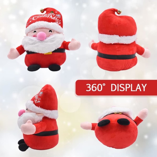 Sööt Santa Claus -pehmolelu, joulukoriste Plush Pere Noel