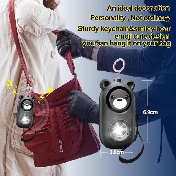 Safe Sound Personlig Alarm - 130 dB Høy Alarm Sikkerhet Person