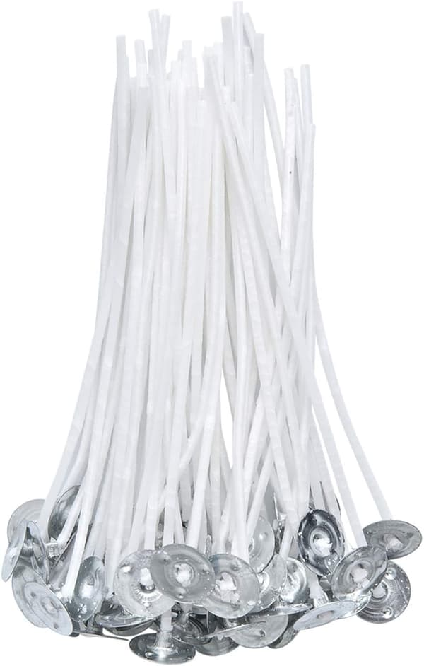 100 stk Bomullsveker for DIY Lysproduksjon (10 cm/4 tommer)