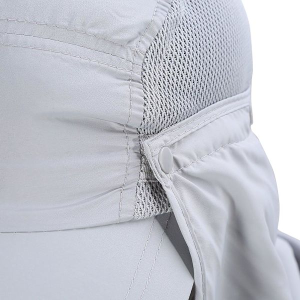 Avtagbar Solskyddsmössa 3 i 1 Helansiktskeps Anti-UV Helansiktskeps