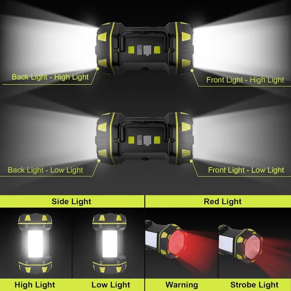Ladesbar LED Campinglykt, Multifunksjonell Campinglampe, 480
