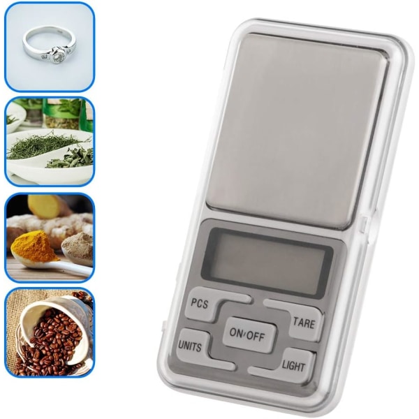 Weight Scale, Mini Digital Jewelry Scale. Tare Full Capacity, and