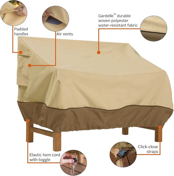 Veranda Patio Loveseat Betræk – S