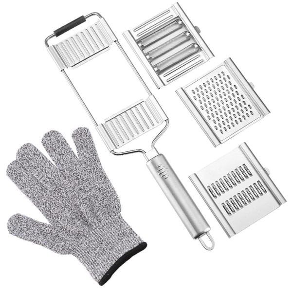 Grater Stainless Steel Grater Three Blades Can Be Exchanged Multi