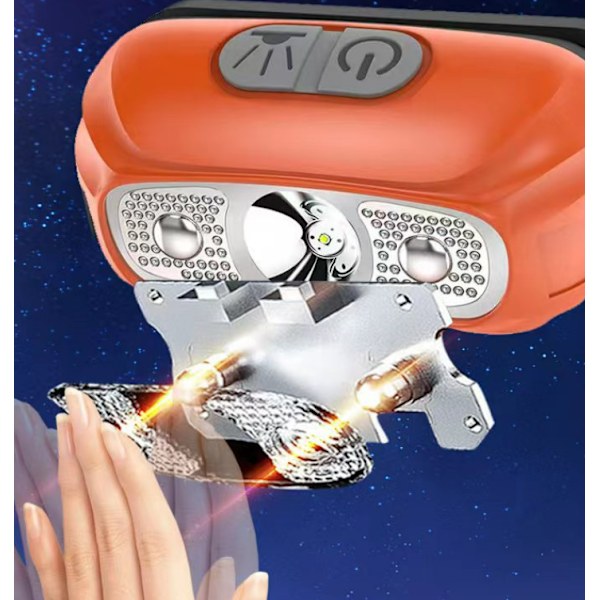 Stark pannlampa för utomhusbruk med flera funktioner