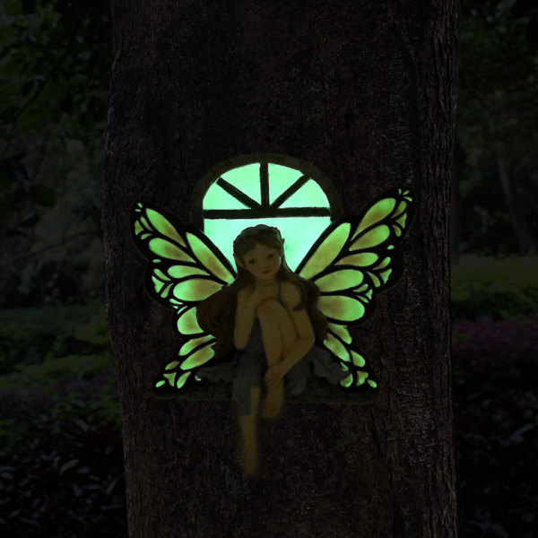 Luminous Butterfly Fairy Tree riippuva Creative Resin Garden Garde