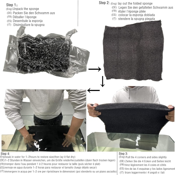 Aqua-filter, Aqua biokjemisk skumfilter, Biokjemisk filterspo