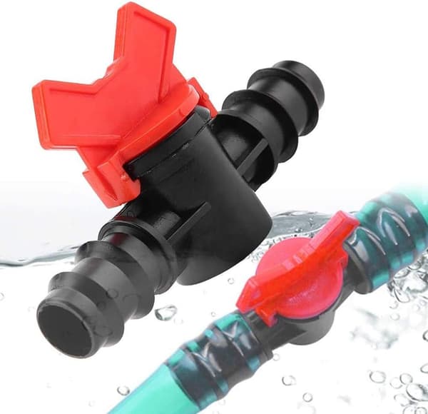 Vattenventilomkopplare PE Plastventil Akvarieaccessoarer med DXGHC