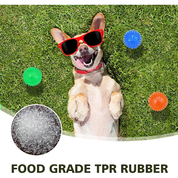 3-pack Hundepipboll, Hundtuggboll, Pool Float Leksak, Valp T