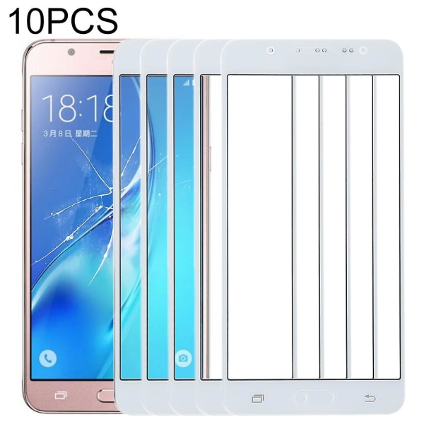 10 st Front Screen Ytterglaslins för Galaxy J5 (2016) DXGHC