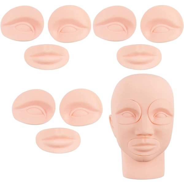 4pcs Silicone Blank Tattoo Practice Skin Permanent Makeup Tattoo