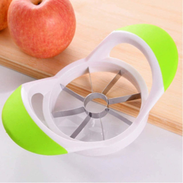 Äppelskärare, Easy Grip Äppelskärare Cutter & Corer, 8 rost