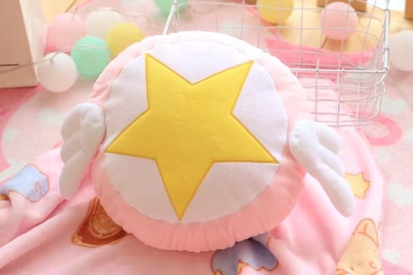 1-pack Cardcaptor Sakura Varierad Sakura Star Staff Cartoon Kudde