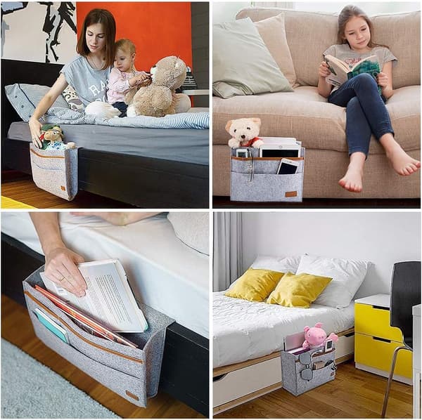 Tyk Filt Bedside Lomme Bedside Organizer Bedside Lomme Bedsid