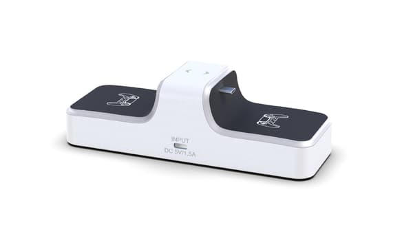 PS5 Controller Oplader - Dobbelt Opladningsstation Kompatibel med DXGHC