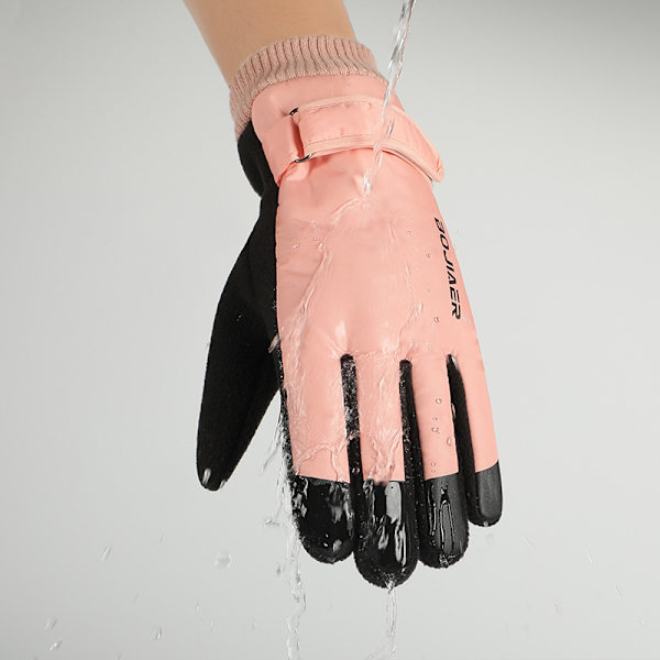 Termiske hansker for kvinner, skihansker, vinter, vanntette, varme arbeids hansker