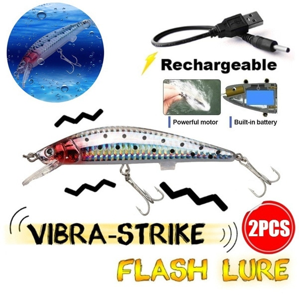 USB rechargeable electric fishing lure