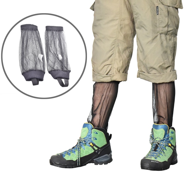 A pair Mosquito Insect Bite Pants Mesh Net Feet Protector Repelle