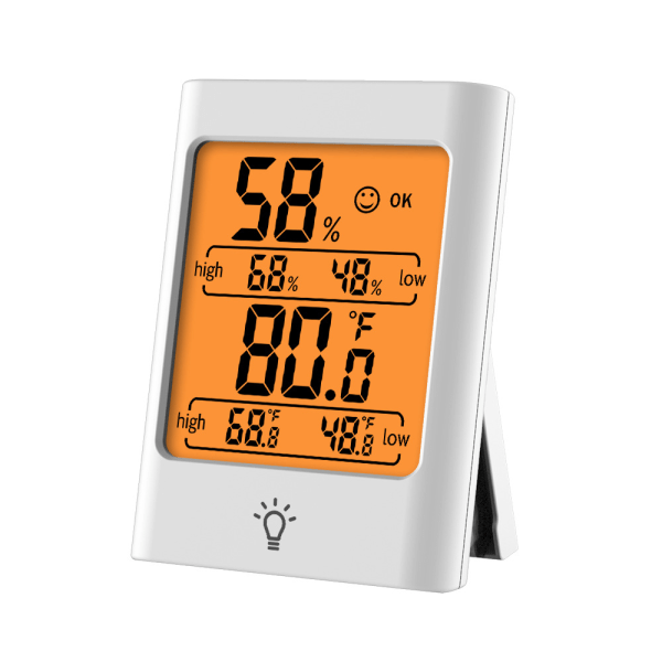 Liten inomhus termometer, 5s avläsning, hög precision hygrometer, T