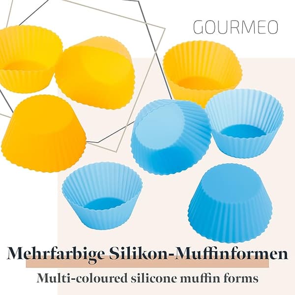 Silikon Muffinsforme - 25 stk - Genanvendelig Cupcakeform - Miljøvenlig