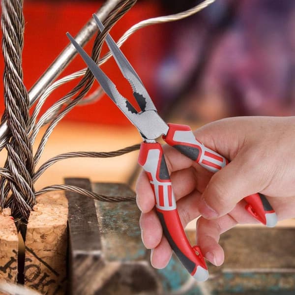 Multifunksjonell Elektriker Tråd Kutter Lang Nese Tang H