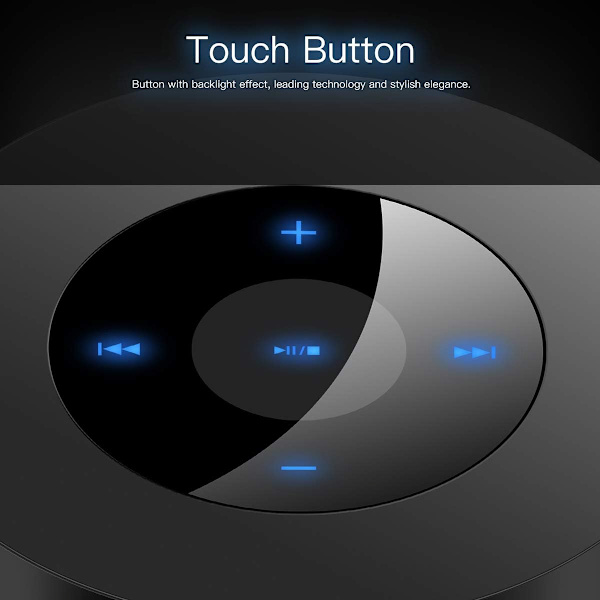 Bærbar Bluetooth-højttaler, Mini Bluetooth-højttaler (A8, Sort)