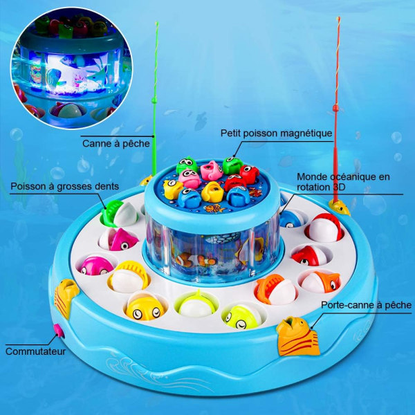 Elektronisk Fiskelek Magnetisk Fiskeleke for Jenter og Gutter DXGHC
