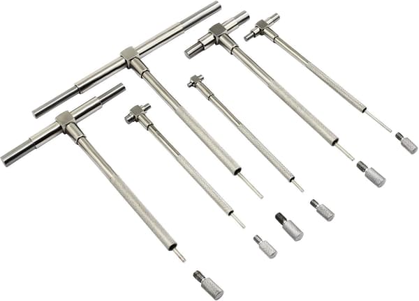 6 stk. Præcisionsteleskopisk Måler, 8-150mm Indvendig Mikrometer Måling