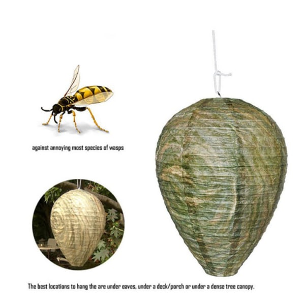 Extinguishing wasp lantern wasp guide paper lantern driving wasp