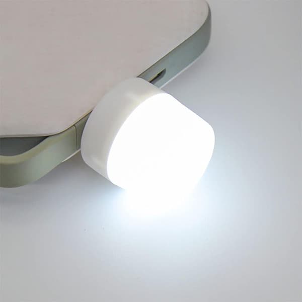 12-pakke Mini USB LED nattlys, sensorløse, plug-in, varm hvit